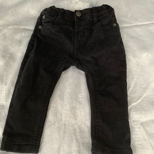 Zara Baby Boy 6/9 M Black Denim